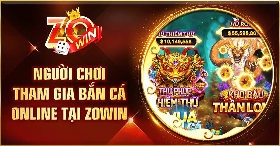 Người chơi tham gia Bắn Cá online tại Zowin 