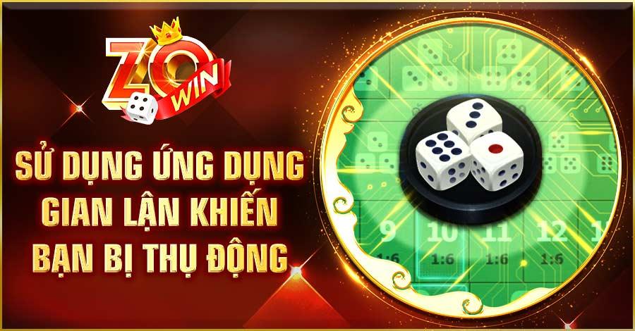 Sử dụng ứng dụng gian lận khiến bạn bị thụ động 