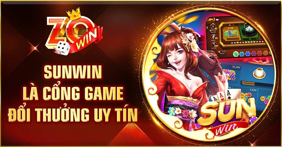 Sunwin là cổng game đổi thưởng uy tín 