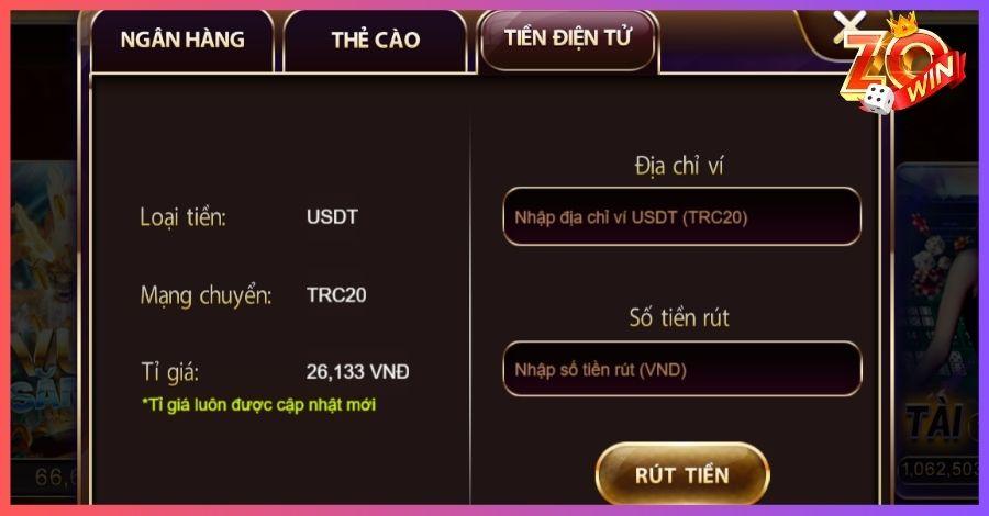 Tiền điện tử là phương thức rút tiền được ưu ái 