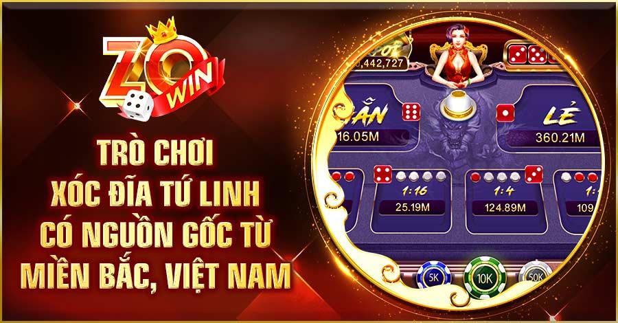 Trò chơi Xóc Đĩa Tứ Linh có nguồn gốc từ miền Bắc, Việt Nam 