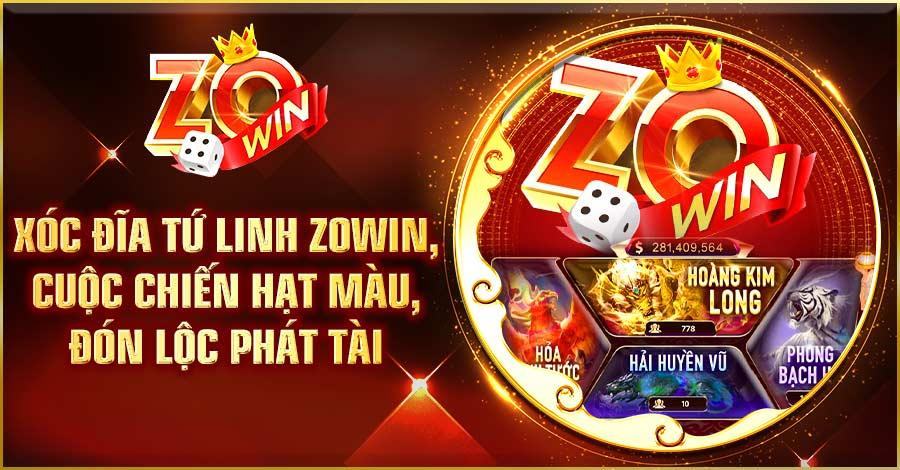 Xóc Đĩa Tứ Linh Zowin - Cuộc Chiến Hạt Màu, Đón Lộc Phát Tài